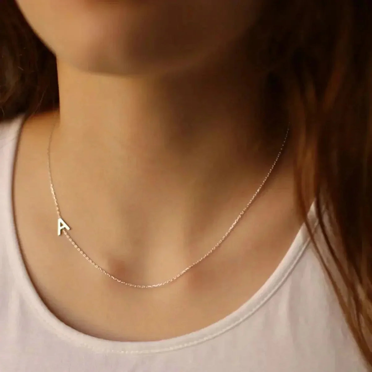 Collier Personnalisé avec Initiale Latérale — photo 6